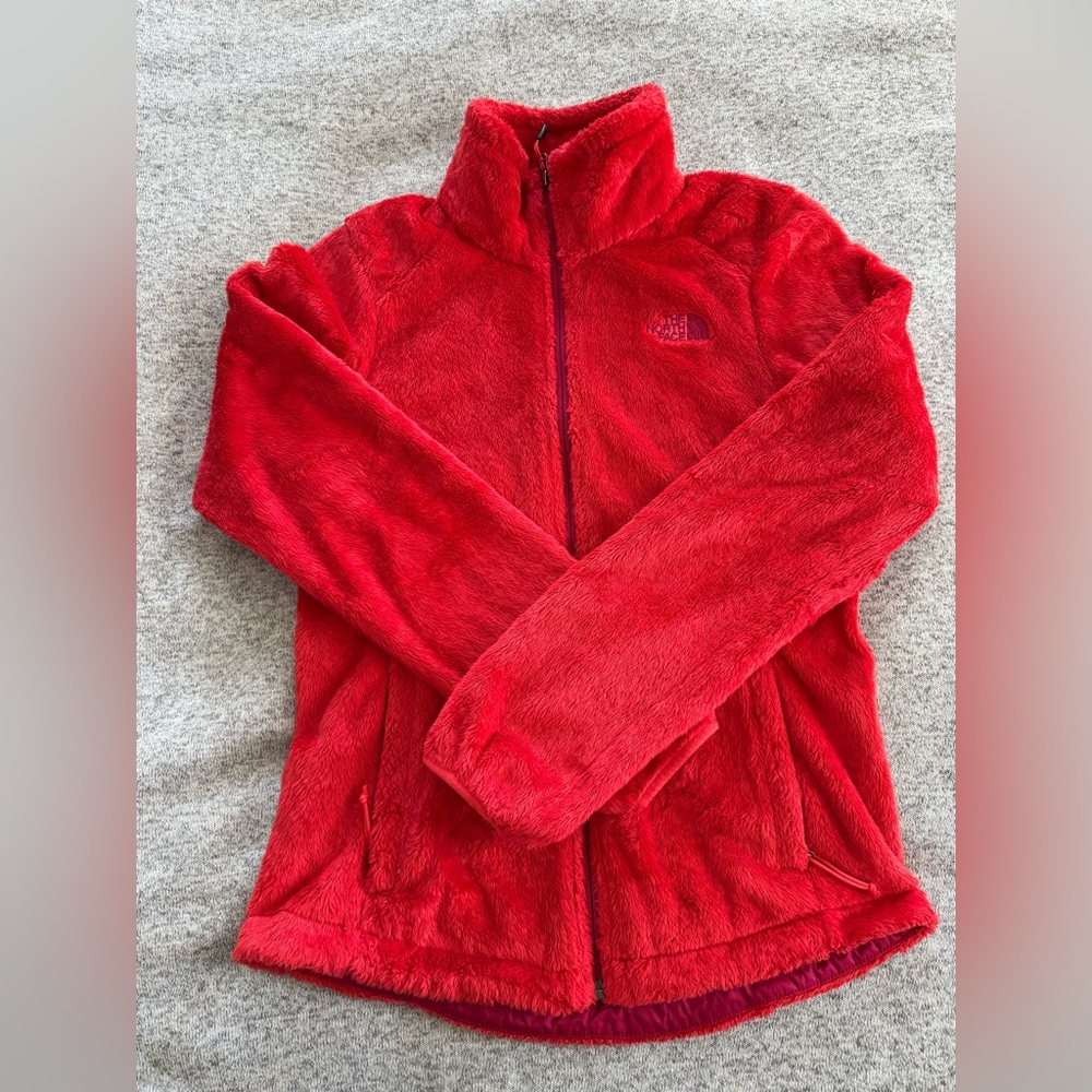 Like New The North Face Osito sherpa jacket red women’s small polar fleece